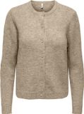 Only Vest Onlolivia Ls O-neck Cardigan Cc Knt 15380550 Humus/melange/dtm Horn Button Dames Maat - XS