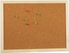 Cepewa Gmbh Prikbord/memobord - naturel kurk - 40 x 30 cm - houten rand - kantoor - thuis