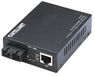 Intellinet 506502 Convertisseur de média Fast Ethernet 10/100Base TX vers 100Base-FX (SC) Multimode 2 km Noir