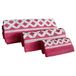 Set Diamant Collectie Set van 3 badhanddoeken, badstof, 450 g/m², 50 x 30 cm, 100 x 50 cm, kleur fuchsia
