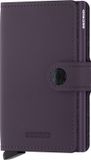 Secrid Miniwallet Matte Cuir Artificiel Porte-cartes Violet