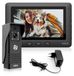 EURA VDP-45A3 Alpha video-deurintercom 4-draads intercomsysteem, 7-inch kleurenmonitor, zwart