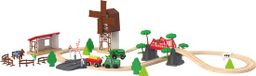 Playtive Set de train en bois Ferme - 43 pièces