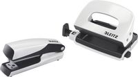 Leitz NeXXt Metalen Mini Nietmachine En Perforator Set - Wit
