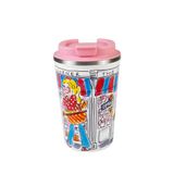 Blond Amsterdam koffiebeker To Go even bijkletsen (RVS)