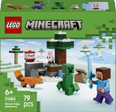 LEGO Minecraft Steve's Taiga-Avontuur - Bouwset - 497 Onderdelen - 6+ Jaar