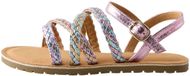 Next Meisjes Gevlochten Sandalen met Bandjes - Metallic