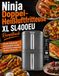 Ninja Doppel-Heißluftfritteuse XL SL400EU Rezeptbuch