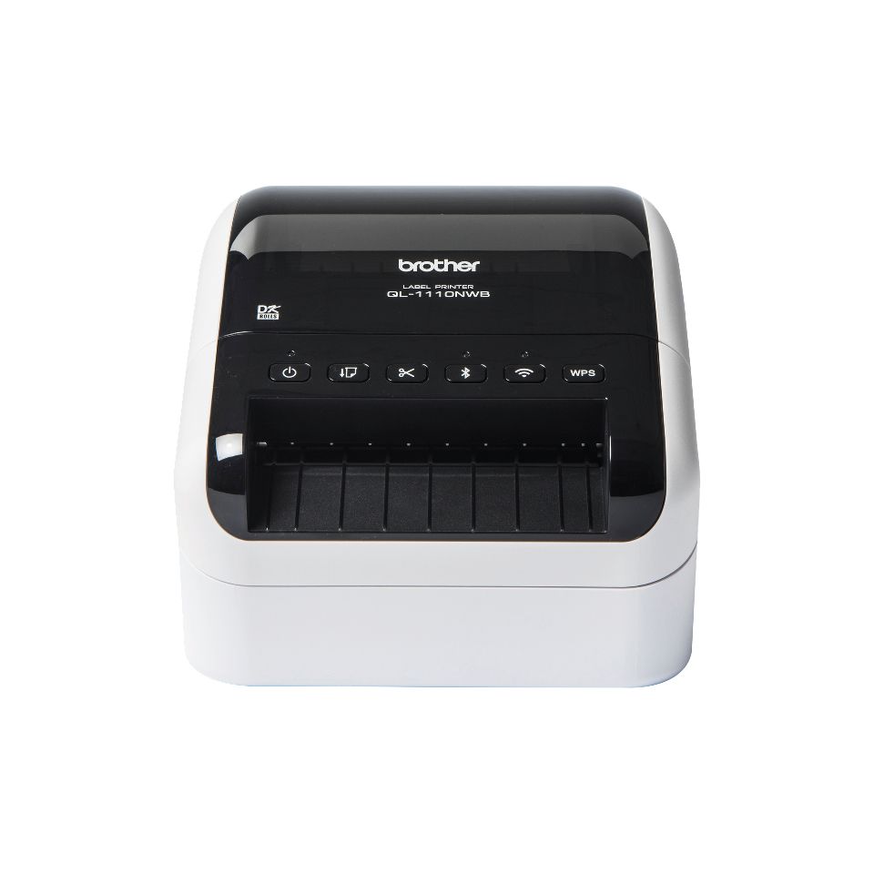 Brother QL-1110NWBC Label Printer - Direct Thermal - 300 x 300 DPI - 110 mm/sec - Wired & Wireless - DK - WiFi - Bluetooth