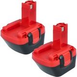 vhbw 2x batterie compatible avec Bosch Exact 12, Exact 700, 23612, 32612, 3360K, 3455, 22612, 3360, Exact 8, GDR 12V outil (3000 mAh, NiMH, 12 V)