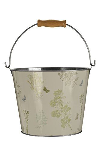 Premier Housewares Jardin Ronde Emmer - 5 Liter - Natuurlijk/Groen