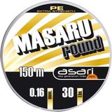 B/150 Asari Masaru Jerk Gevlochten Vislijn 150 M Zwart 0.140 mm