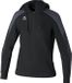 Erima Evo Star Trainingsjack Met Capuchon Dames - Zwart / Grijs | Maat: 40