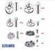 Sparco 051STB19 scheidingswand, 16 mm, 5 x 100 mm