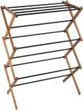 KADAX Ferrara houten staande droger met stalen stangen 60 cm voor auto's. montage