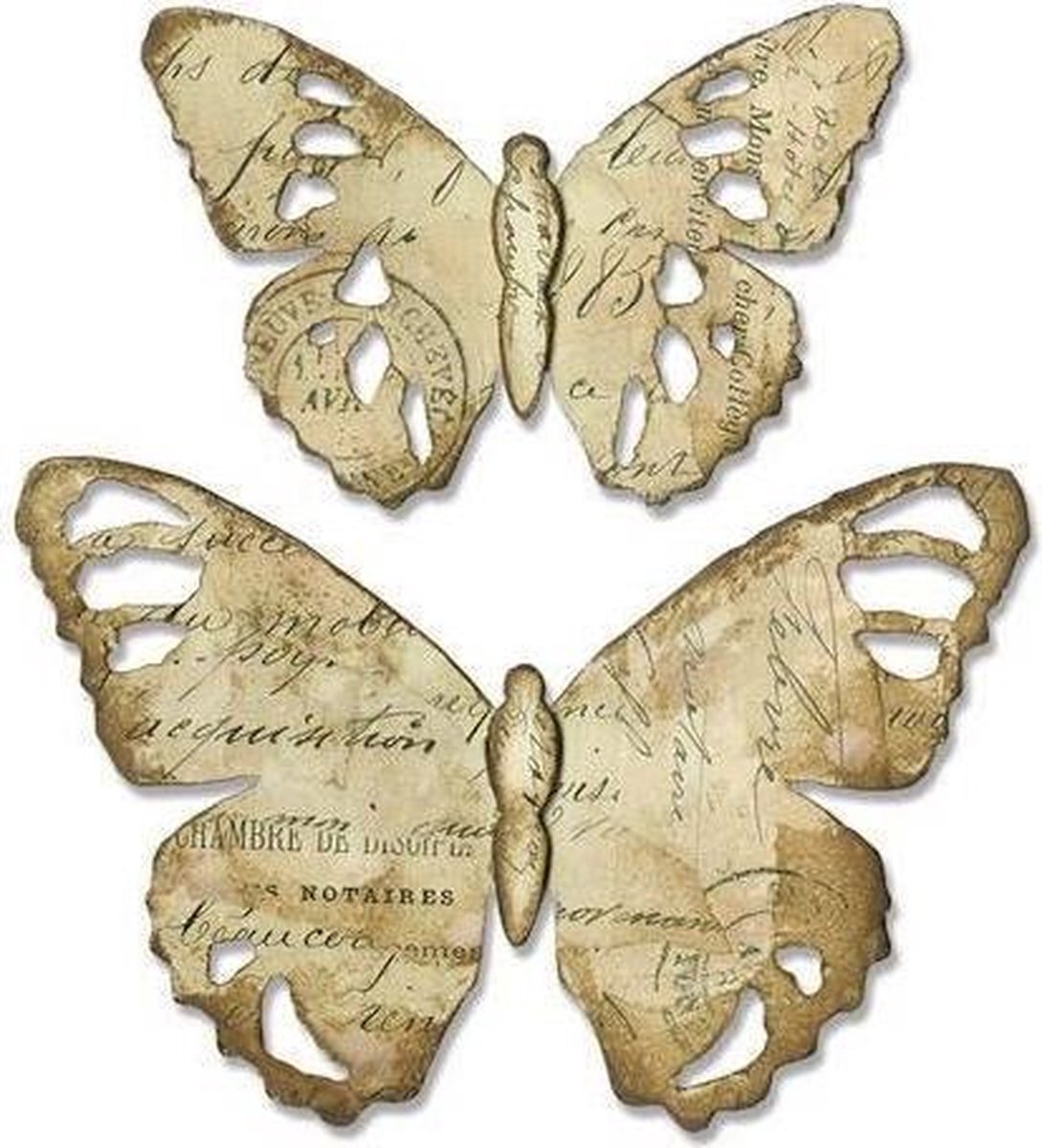 Sizzix Bigz die Tattered butterfly