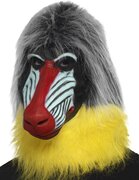 Smiffys SMIFFY 'S 47124 Baboon masker, grijs, één maat