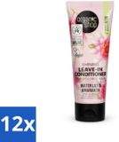 Organic Shop 12 x Après-shampoing sans rinçage Brillance Lys d'eau & Amarante - 75 ml