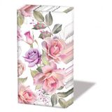 Ambiente Zakdoeken Josephine - Roze - 21x21 cm