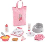 COROLLE Accessoire set voor poppen, 11-delig, geschikt voor baby-poppen van 30 cm, vanaf 18 maanden, speelgoedaccessoires