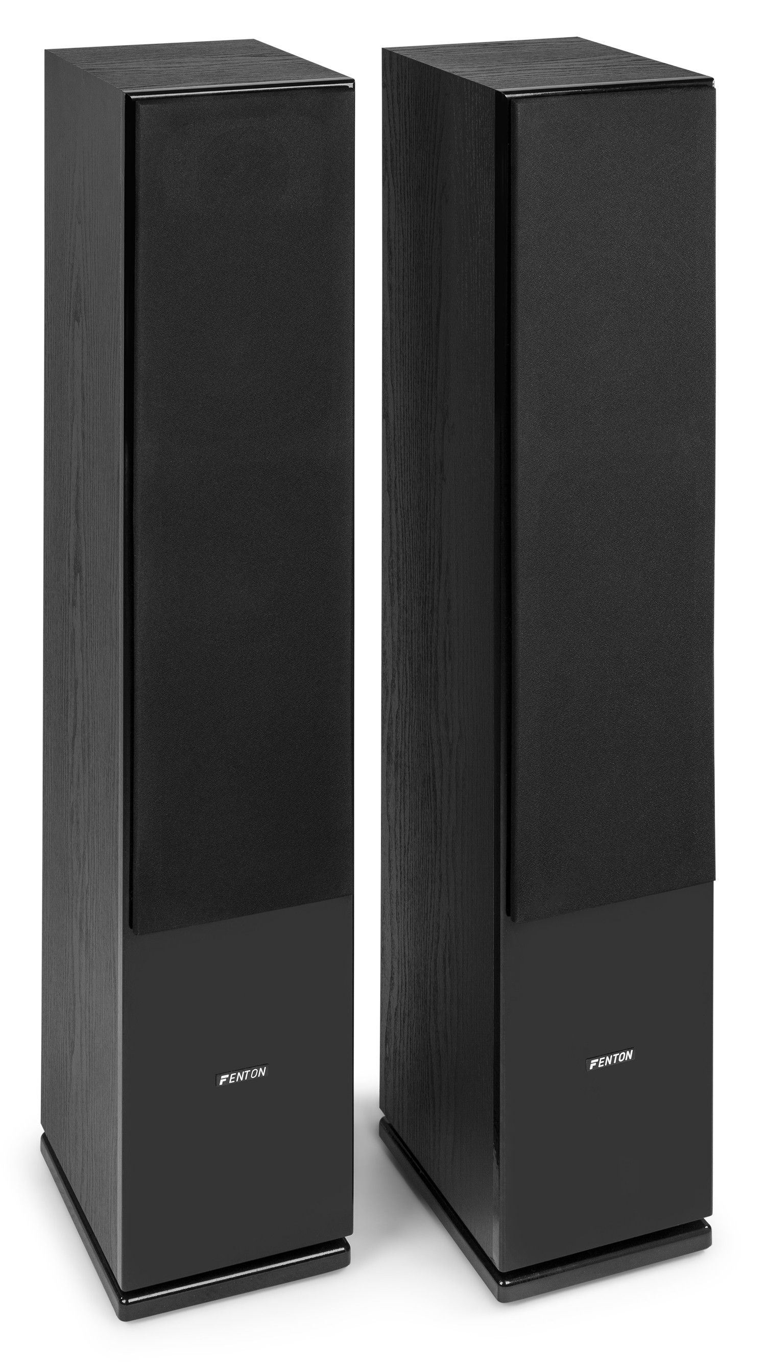 Fenton SHF80B 3-Way Floor Standing Speakers - 500W - Black