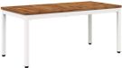 vidaXL Salontafel Natuurlijk en Wit 45 x 100,5 x 49 cm