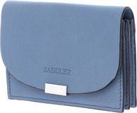 SADDLER Leren Portemonnee Reneé Wallet Dustyblue Blauw