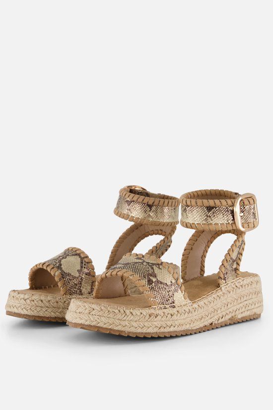 Cellini Espadrilles bruin Textiel - Maat 39