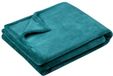 Stof Textiles Plaid/bankdeken Maribelle - emerald groen - 130 x 160 cm - polyester fleece