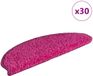 vidaXL Trapmatten 30 stuks 65x21x4 cm Roze Halfrond Groot