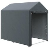Abris de jardin - Tente de stockage - Cadre en acier robuste - Imperméable et résistant aux intempéries - 1,2 x 1,8 x 1,6 m - Vert armée