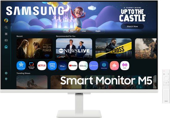 Samsung M5 M50F - 27 inch Full HD Smart Monitor - White