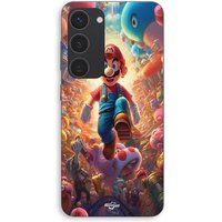 Maniacase Coque Pour Samsung Galaxy S23 super mario bros film