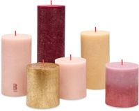 Bolsius Bougies Rustiques - Luxe Tactile