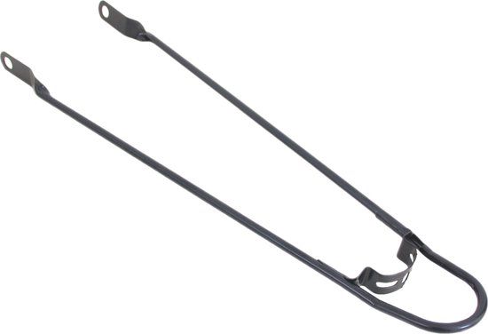 HULZEBOS Tour Spatbordstang 28 inch mat zwart incl bumper