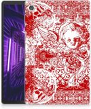 B2Ctelecom Tablet BackCover Lenovo Tab M10 Plus Angel Skull Rood