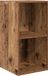 vidaXL TV-meubelset - 37 x 37 x 72 cm - Oud Hout - Bewerkt hout