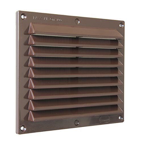 La Ventilazione BR1714M ventilatierooster - bruin - 175 x 146 mm