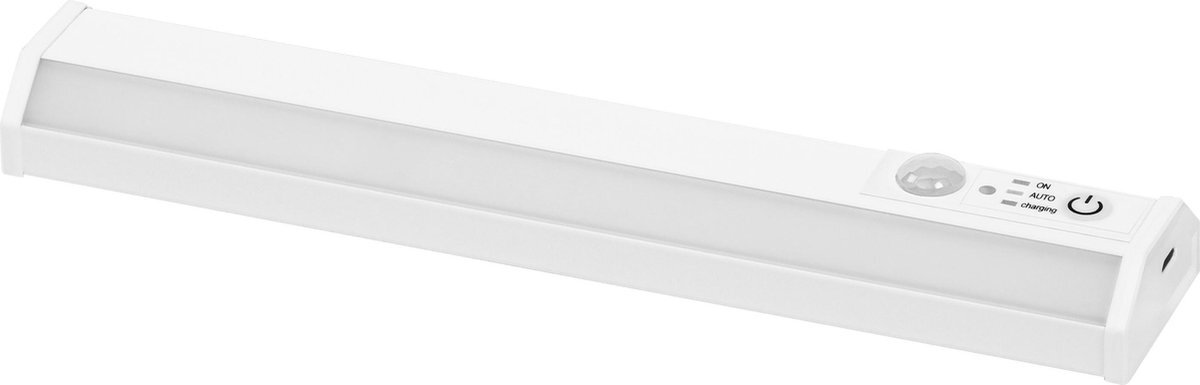 Ledvance Batterij-aangedreven armatuur LED: voor muur/kastonderzijden, LINEAR LED MOBILE BACKLIGHT USB / 1,10 W, stralingshoek: 120, Cool White, 4000 K, body materiaal: aluminum/polycarbonate (pc), IP20