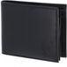 oxmox Leren portemonnee Leather RFID Protect Querscheinbörse Freedom Pigeon Embossed Black zwart