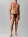 Calvin Klein Underwear Slip Homme Noir Uni 3 Pièces L