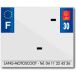 Top Plaq Blanco PVC nummerplaatstrip Top Plaq 30