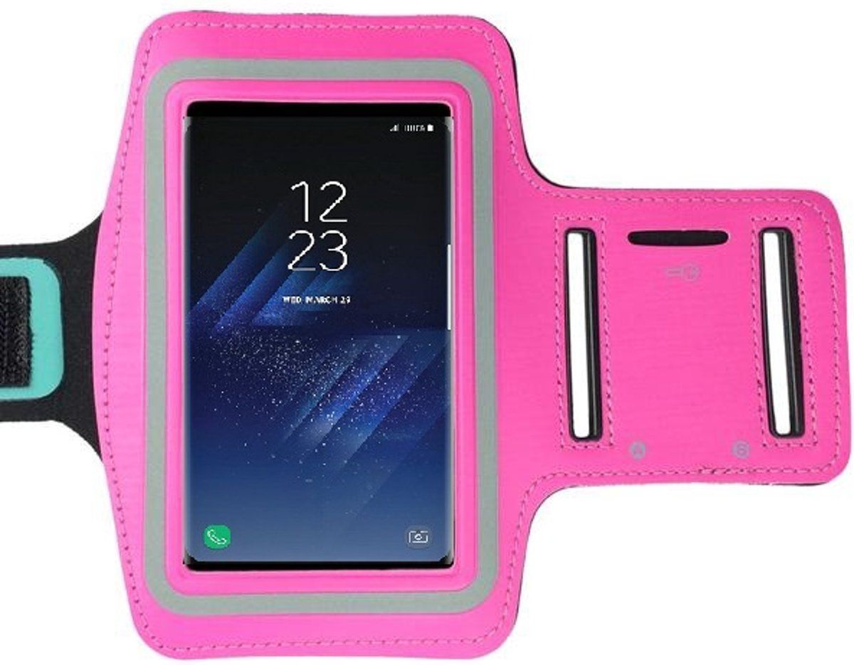 pearlycase Samsung Galaxy S8 Roze Sport Armband hoesje - 8719669002226