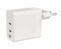 XtremeMac Dual USB-C Lader - 65W - Wit