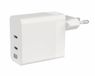 XtremeMac Dual USB-C Lader - 65W - Wit