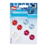 Prym, Veelkleurige bloemen, 8 stuks applicaties, 8 stuks
