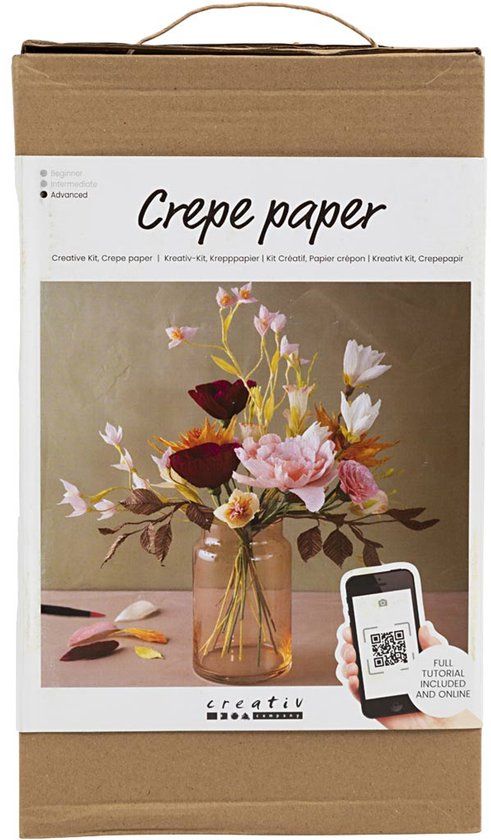 Creativ Company CC Startersset Crêpepapier Bloemen Boeket