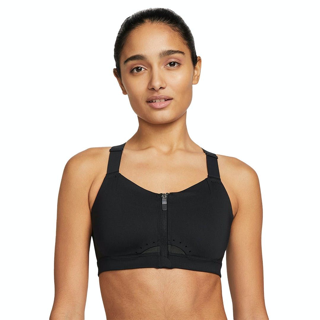 Nike Alpha Dri-FIT High-Support Front-Zip Bra - Women's