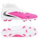 Nike Phantom 6 Club High Cut Mg Breakout - Rose/blanc/noir - Multi Ground (Mg), pointure 44½