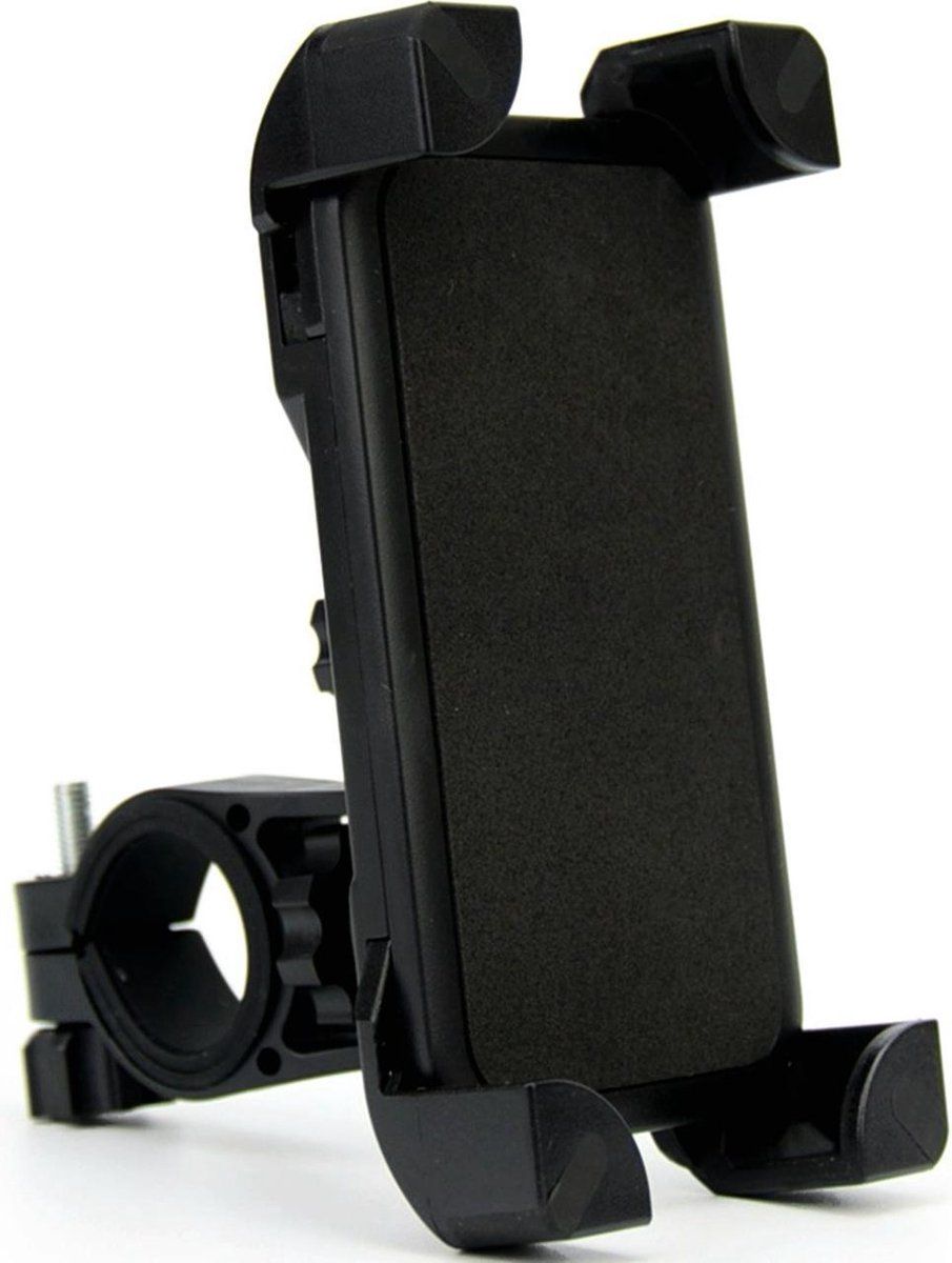 baixin Universele Telefoonhouder - Telefoonhouder Fiets - Smartphone Houder - Schokbestendig - Zwart